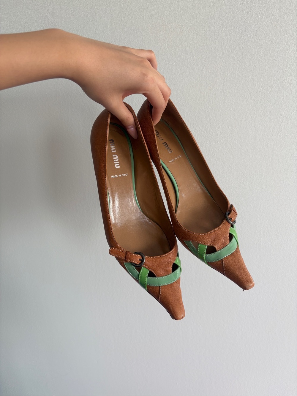 Rare MiuMiu vintage kitten heels